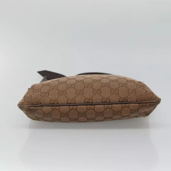 GUCCI GG Canvas Shoulder Bag Brown Auth - Picture 6 of 16